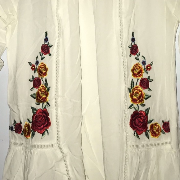 Forever 21 White Floral Mini Dress - Picture 3 of 7